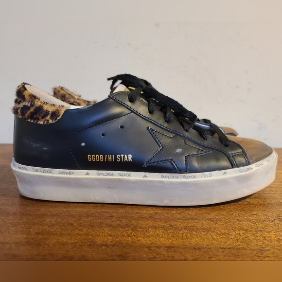 Golden Goose Hi Star Sneakers Size 38 - Picture 2 of 9